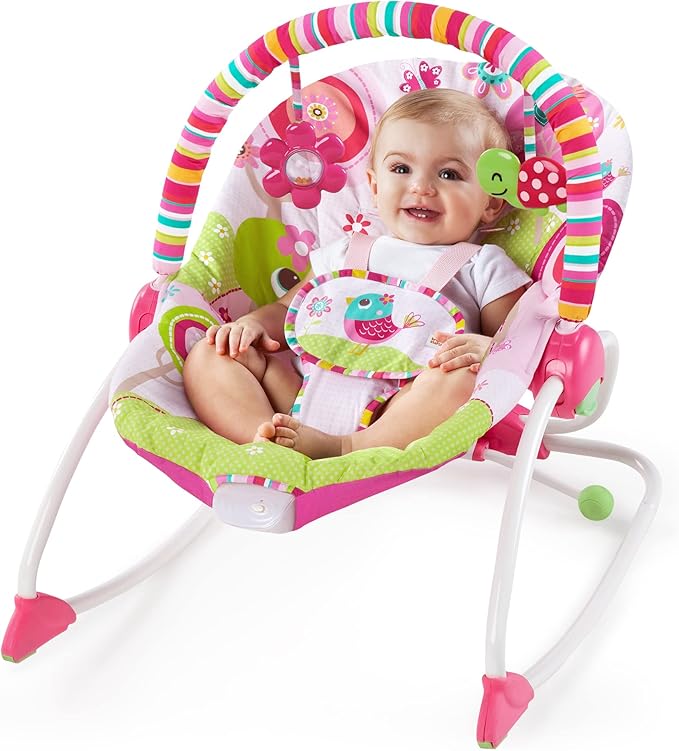 Bright Starts - Raspberry Garden Rocker | 0-30 M