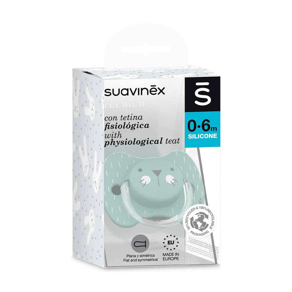 Suavinex - Premium Phy Silicone Soother - Whiskers | 0-6 M