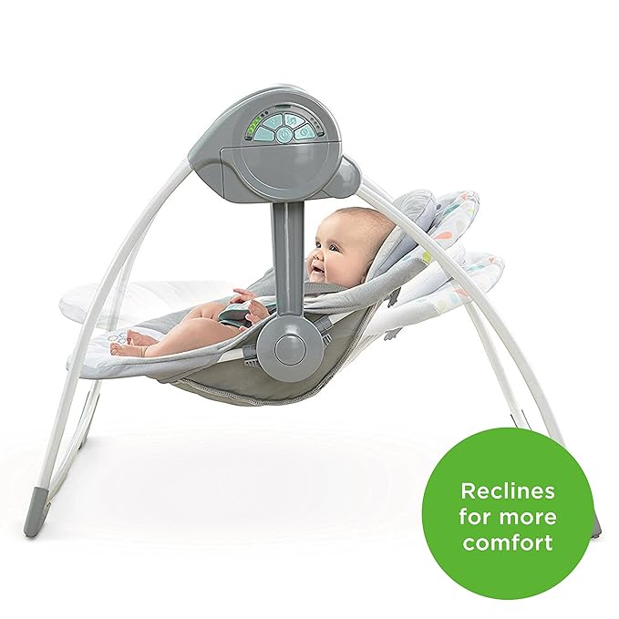 Ingenuity - Comfort 2 Go Portable Swing | Forest | 0-9 M
