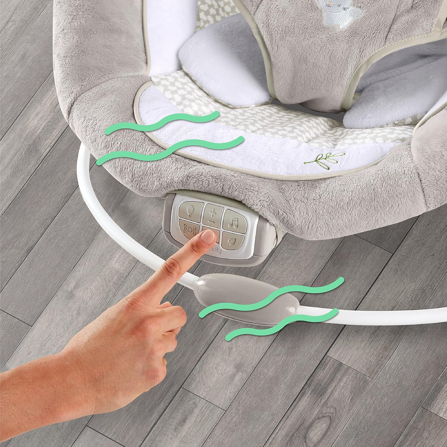 Ingenuity - Inlighten Bouncer Twinkle Tails | 0-6 M