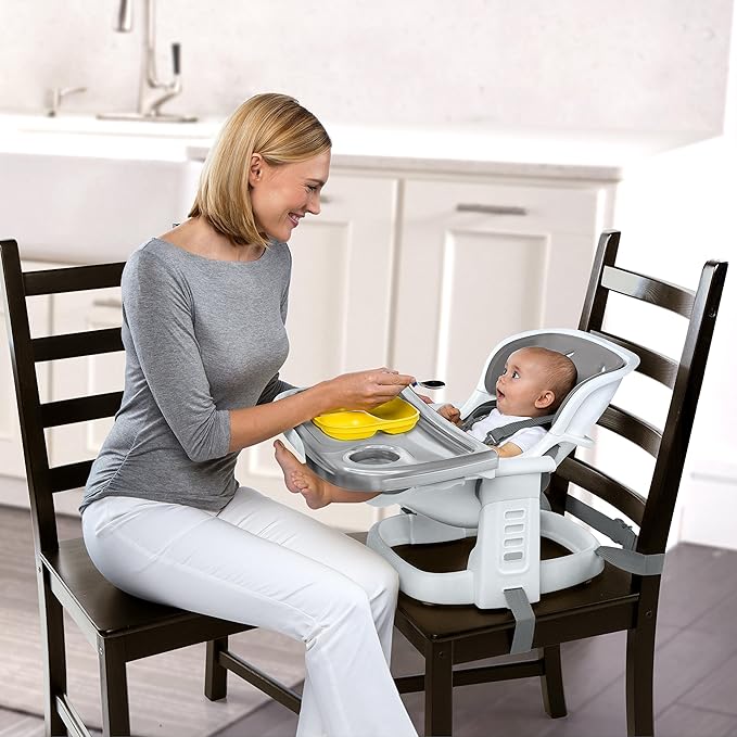 Ingenuity - Smartclean Chairmate High Chair | Slate | 6M-5Y
