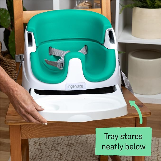 Ingenuity - Baby Base 2In1 Seat Ultramarine Green | 6M-3Y