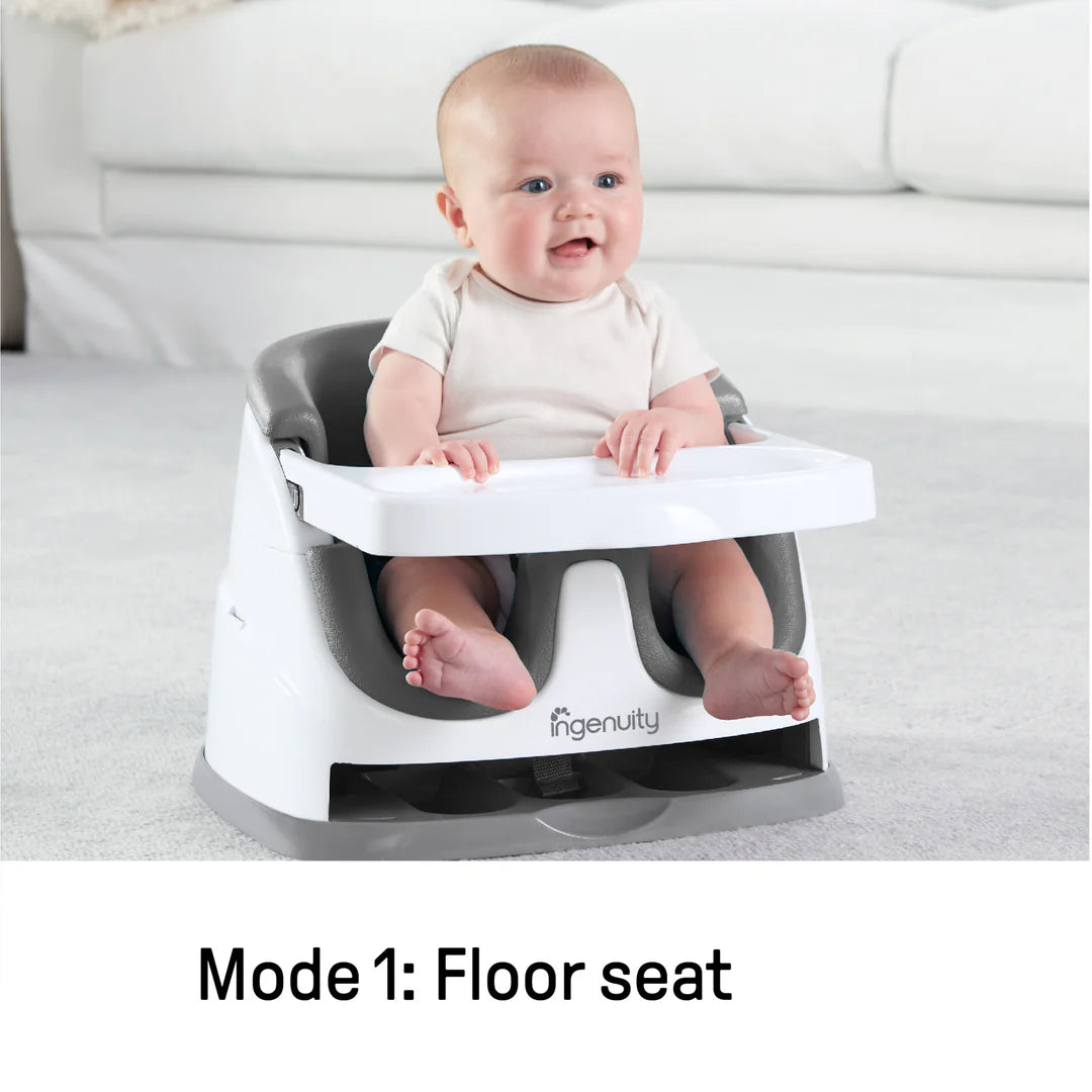 Ingenuity - Baby Base 2In1 Seat | Slate | 6M-3Y