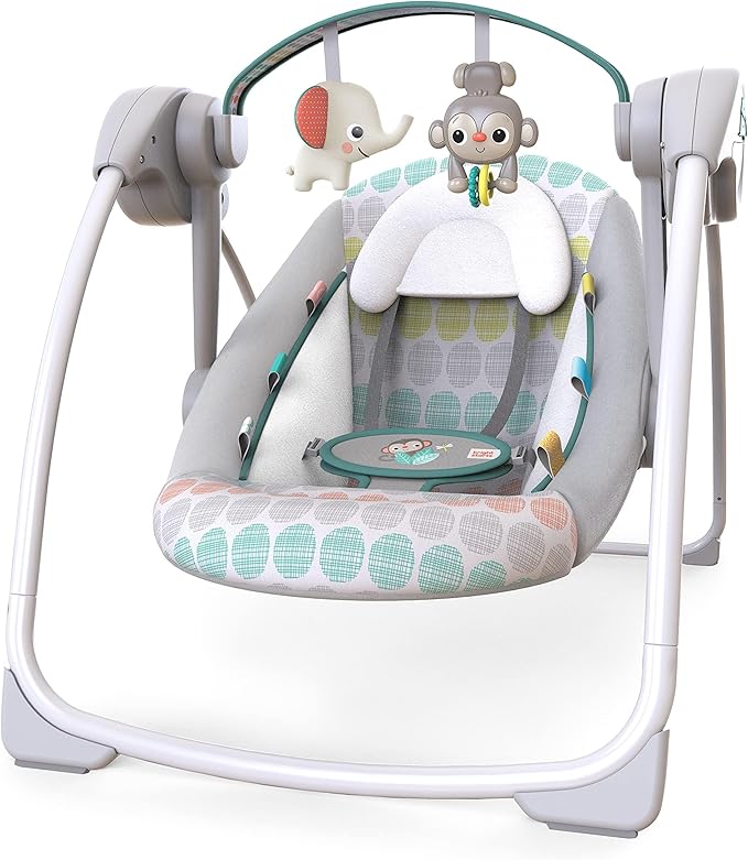 Bright Starts - Whimsical Wild Portable Swing | 0-9 M