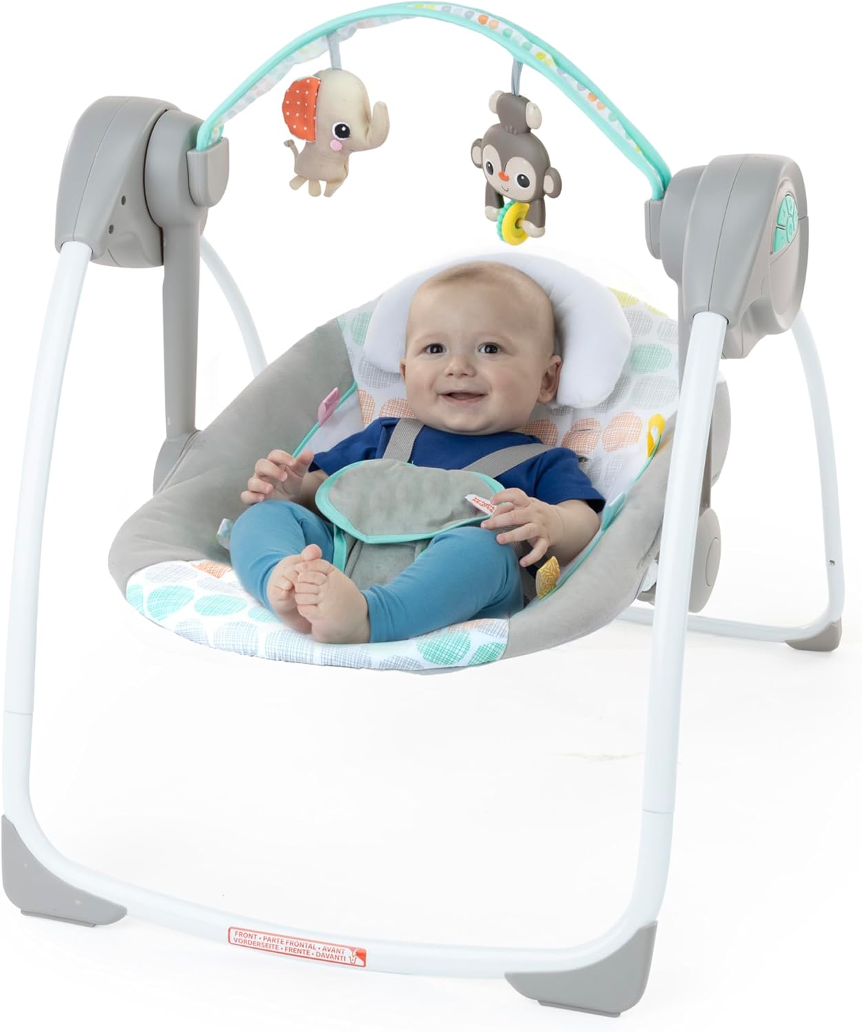 Bright Starts - Whimsical Wild Portable Swing | 0-9 M