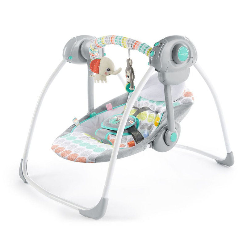 Bright Starts - Whimsical Wild Portable Swing | 0-9 M