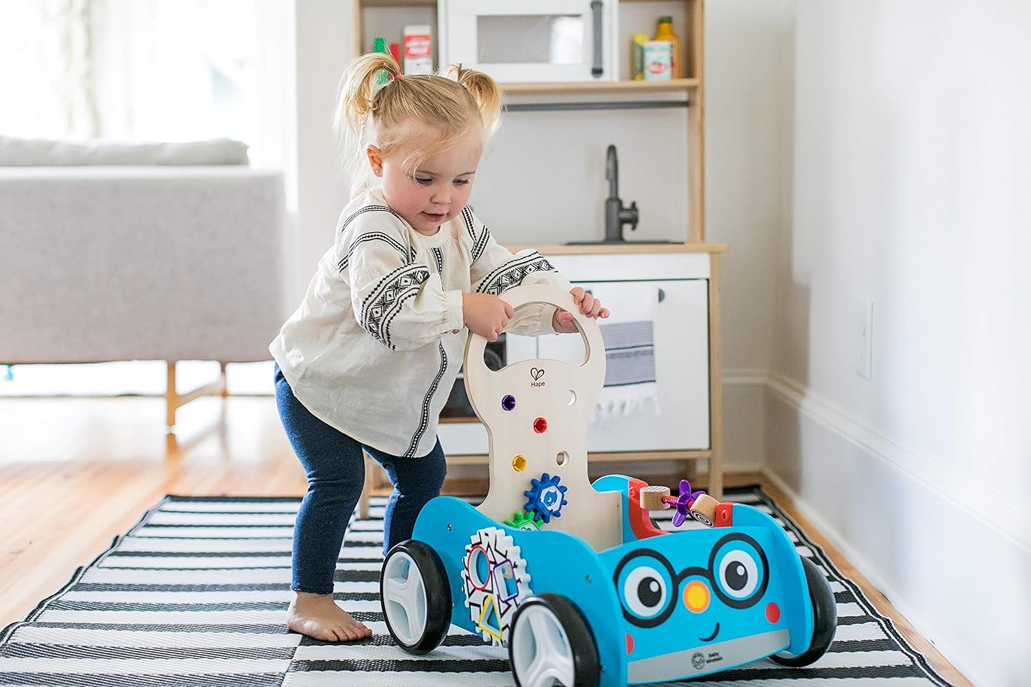 Baby Einstein - Buggy Wooden Activity Walker & Wagon
