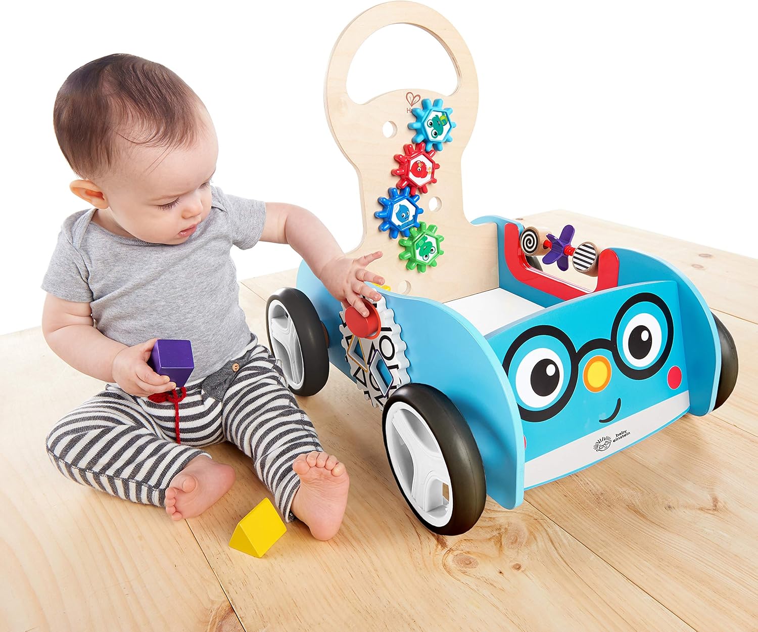 Baby Einstein - Buggy Wooden Activity Walker & Wagon