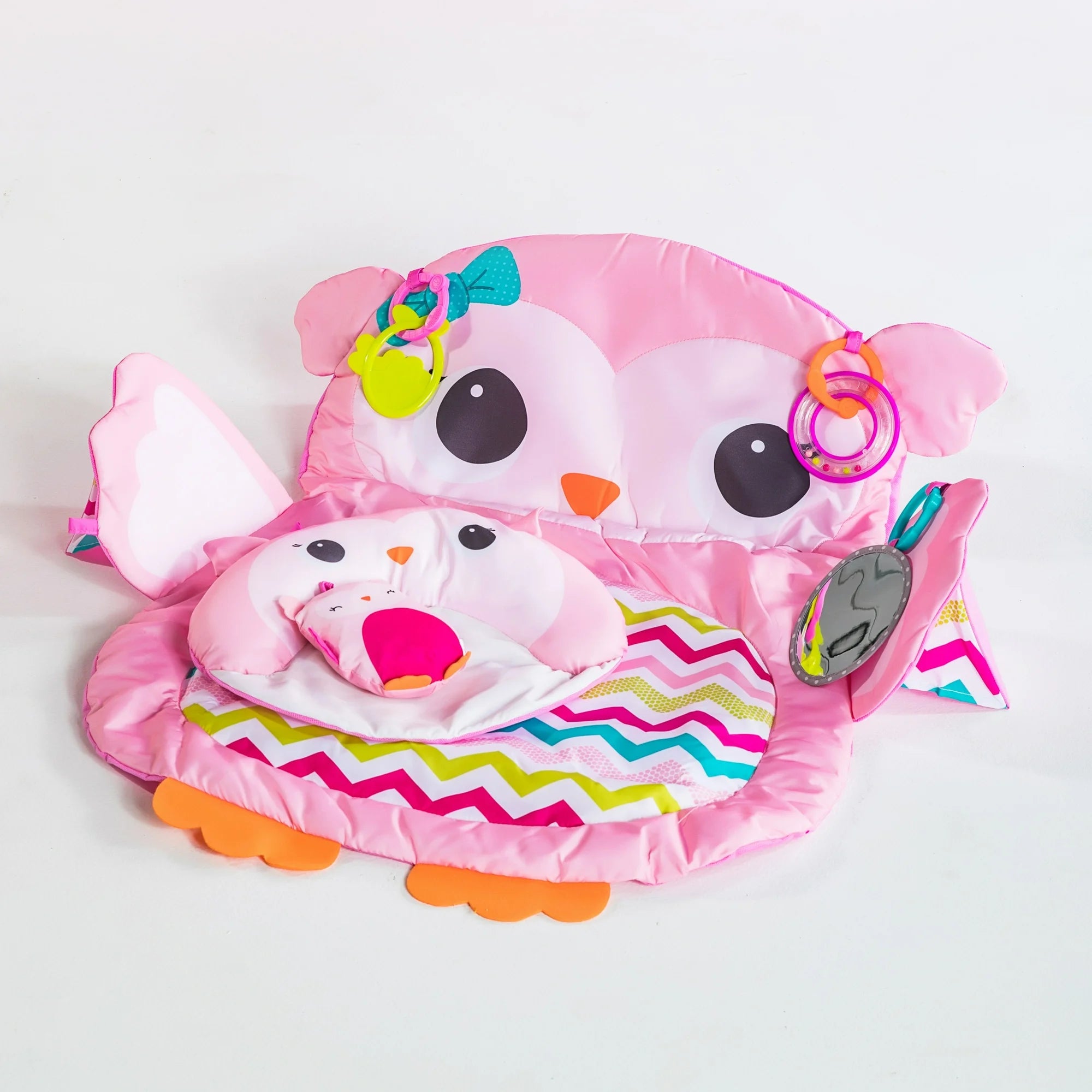 Bright Starts - Tummy Time Prop & Play | Pink | 0-36 M