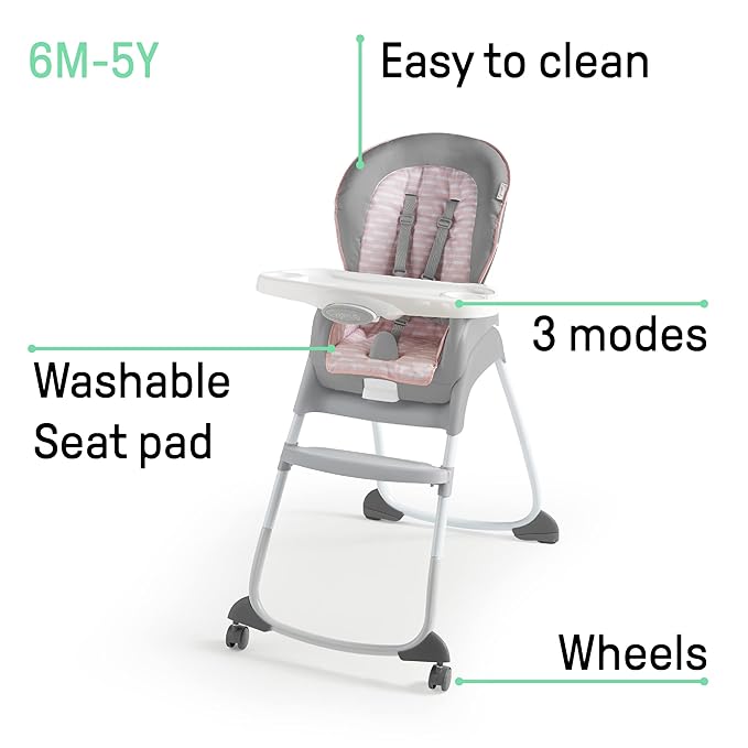 Ingenuity - Trio 3-In-1 High Chair | Flora The Unicorn