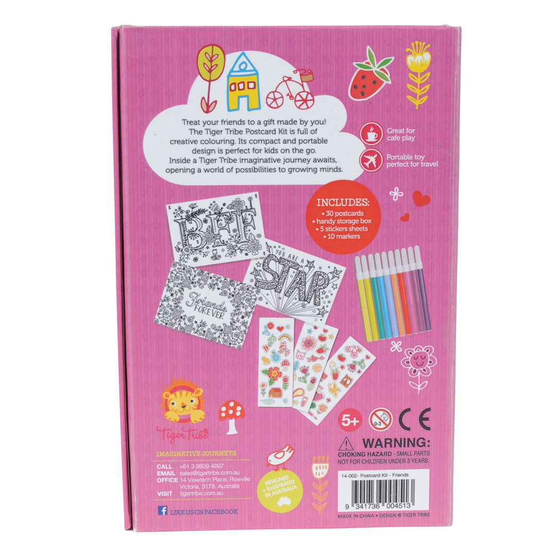 Tiger Tribe - Postcard Kit Friends