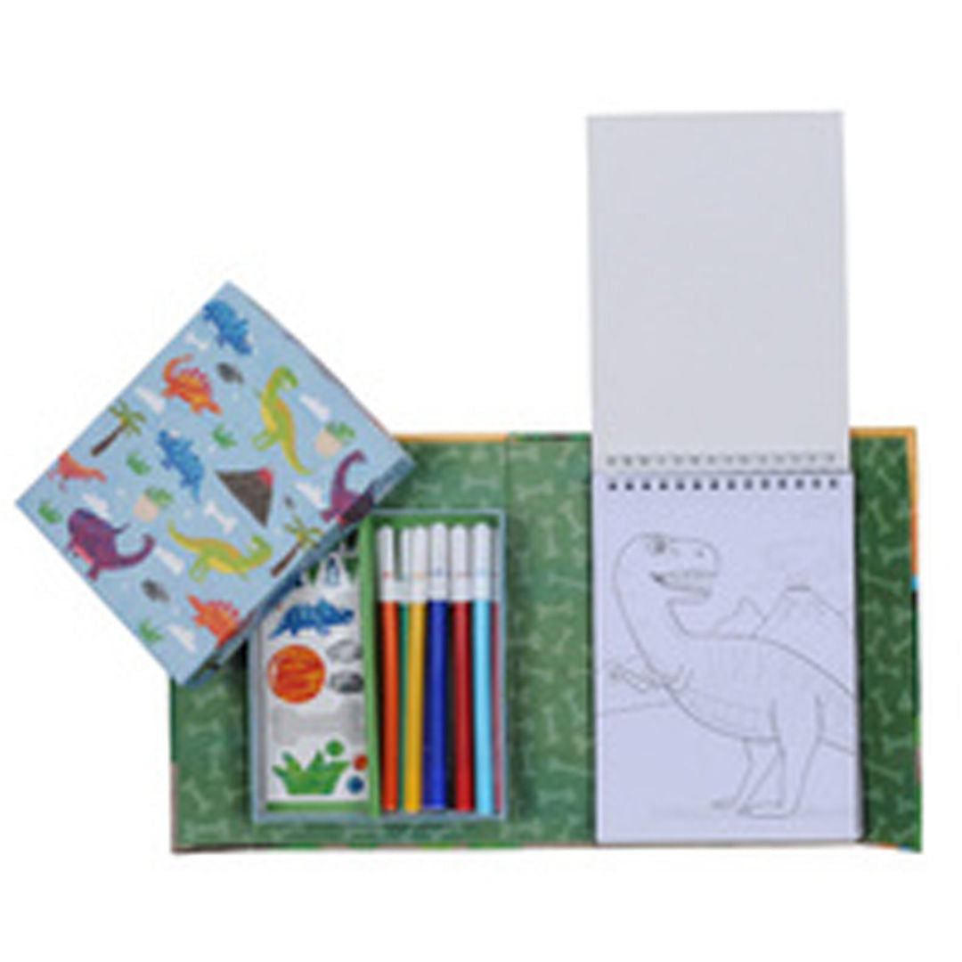 Tiger Tribe - Colouring Set Dinosaur Book