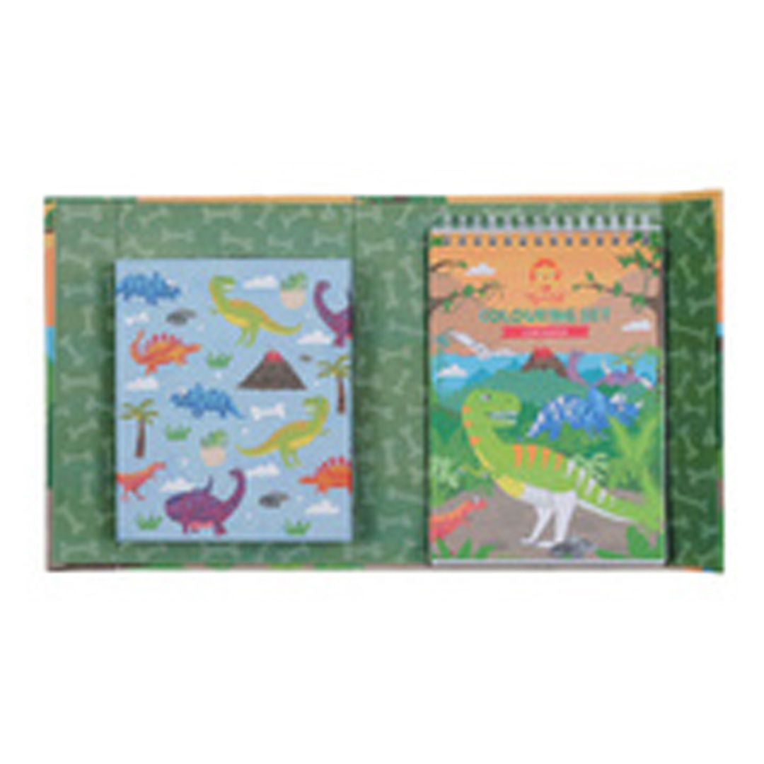 Tiger Tribe - Colouring Set Dinosaur Book