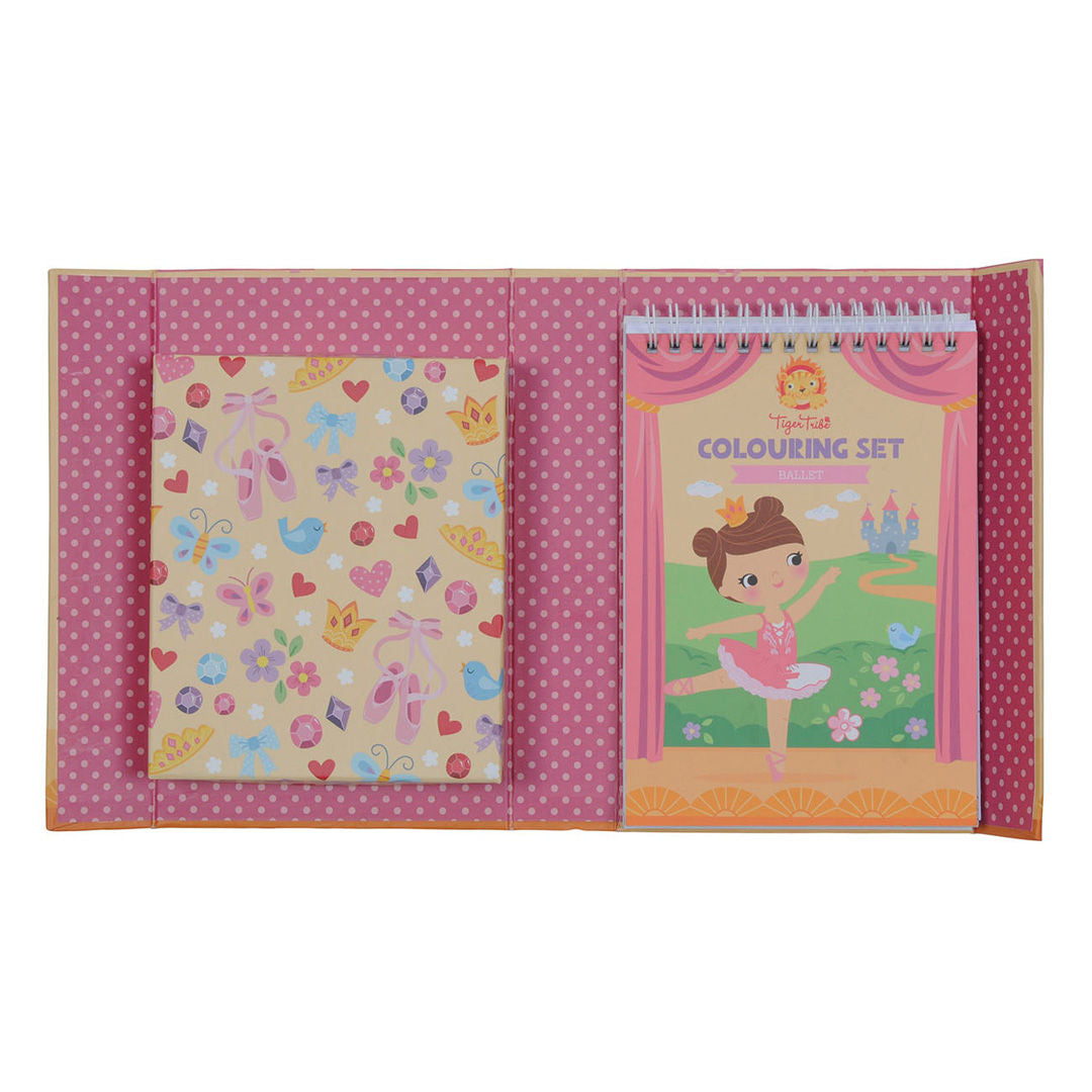 Tiger Tribe - Colouring Set Ballet Book
