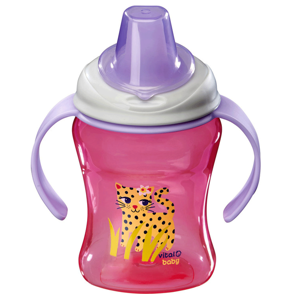 Vital Baby - Hydrate Easy Sipper With Removable Handles Fizz 260Ml|6 Months+