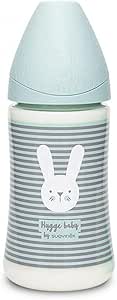 Suavinex Feeding Bottle 270ml | PA 3P S | Rabbit Green – BPA-Free, Anti-Colic