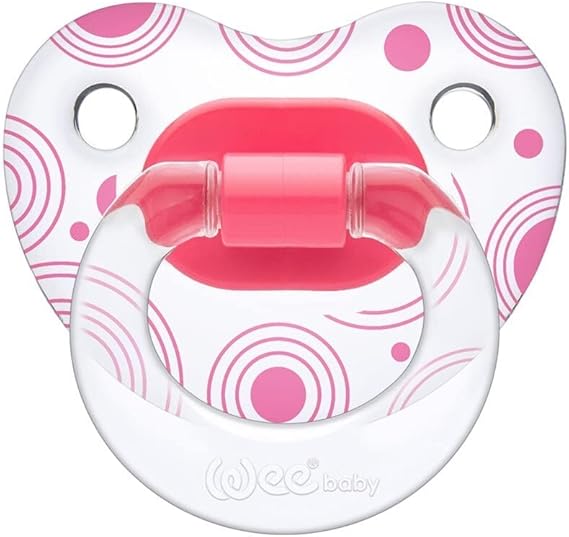 Wee Baby - Transparent Patterned Orthodontical Soother | 0-6 Months