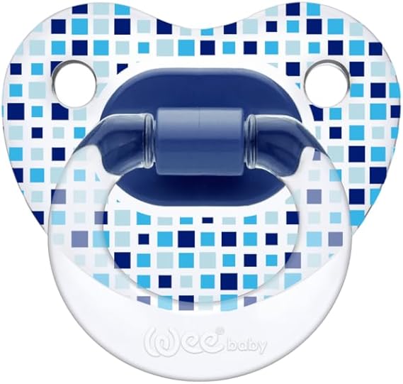 Wee Baby - Transparent Patterned Orthodontical Soother | 0-6 Months