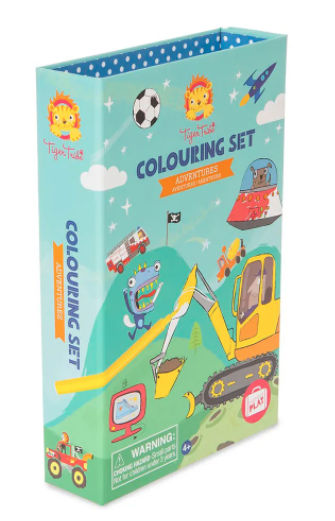 Tiger Tribe - Colouring Set Adventures Book