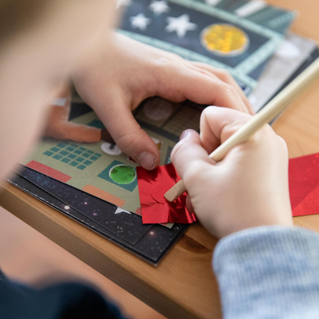 Tiger Tribe - Foil Art Space Adventures