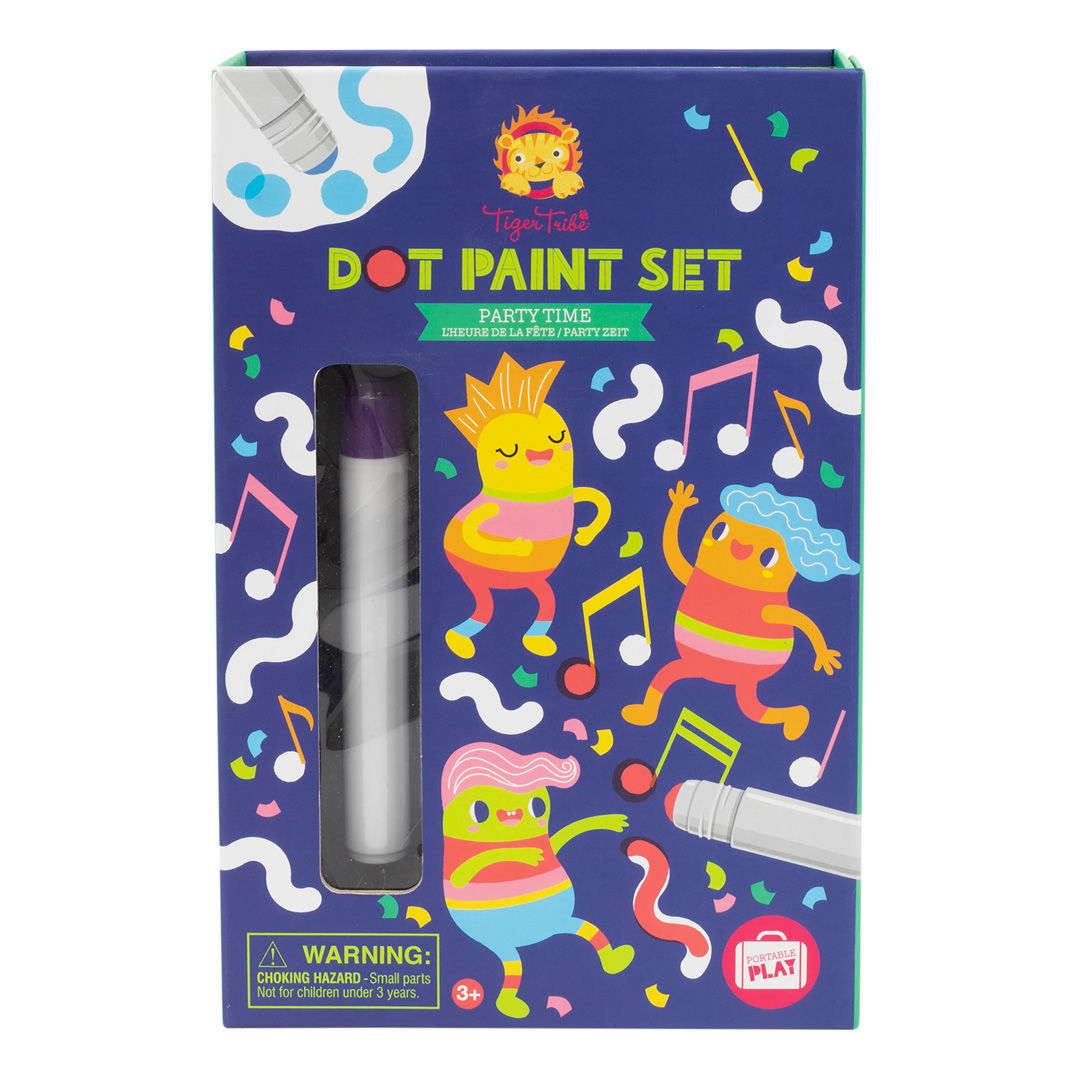 Tiger Tribe - Dot Paint Set Party Time Book