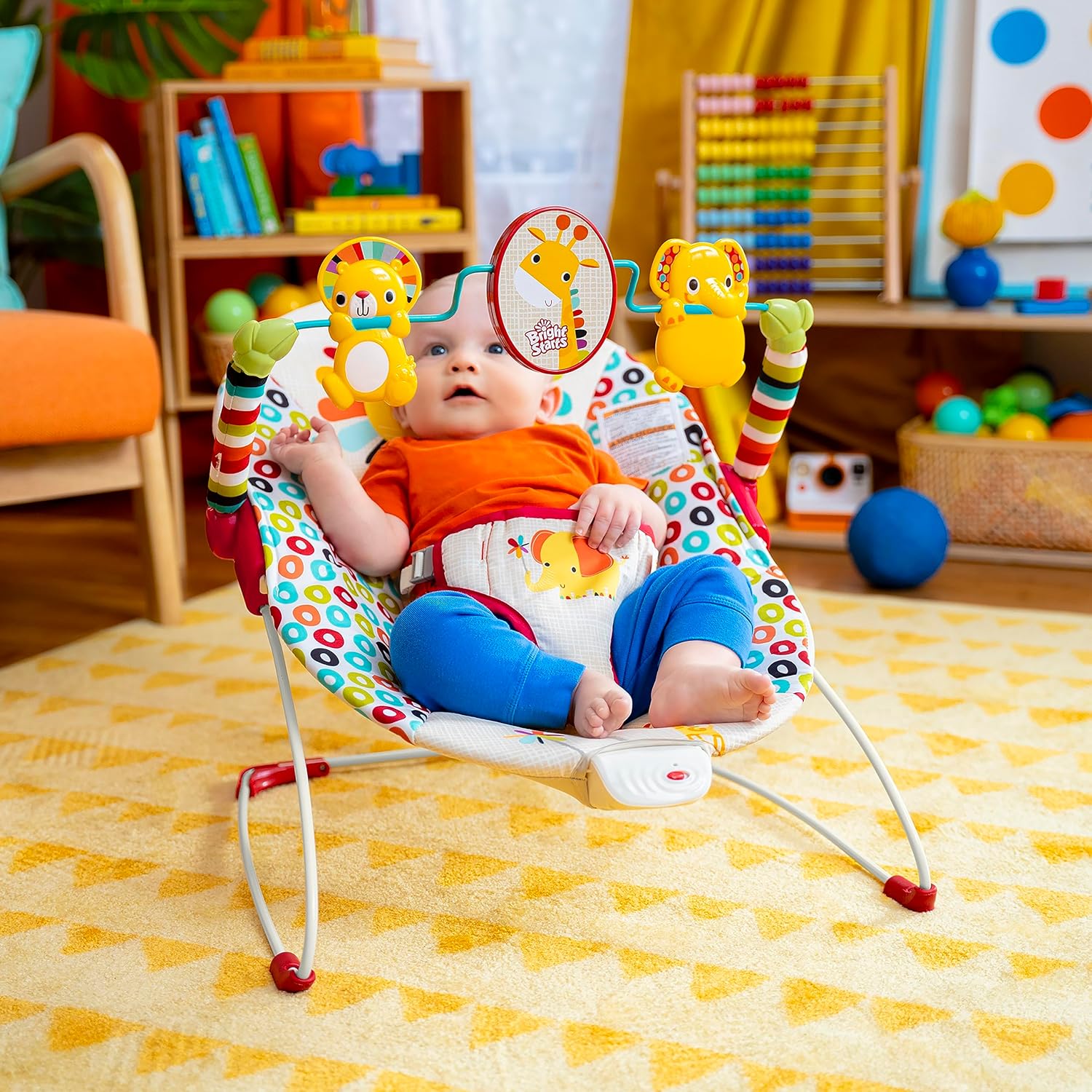 Bright Starts - Playful Pinwheels Bouncer | 0-6 M