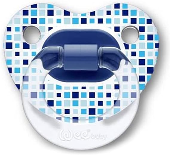 Wee Baby - Transparent Patterned Orthodontical Soother | 0-6 Months