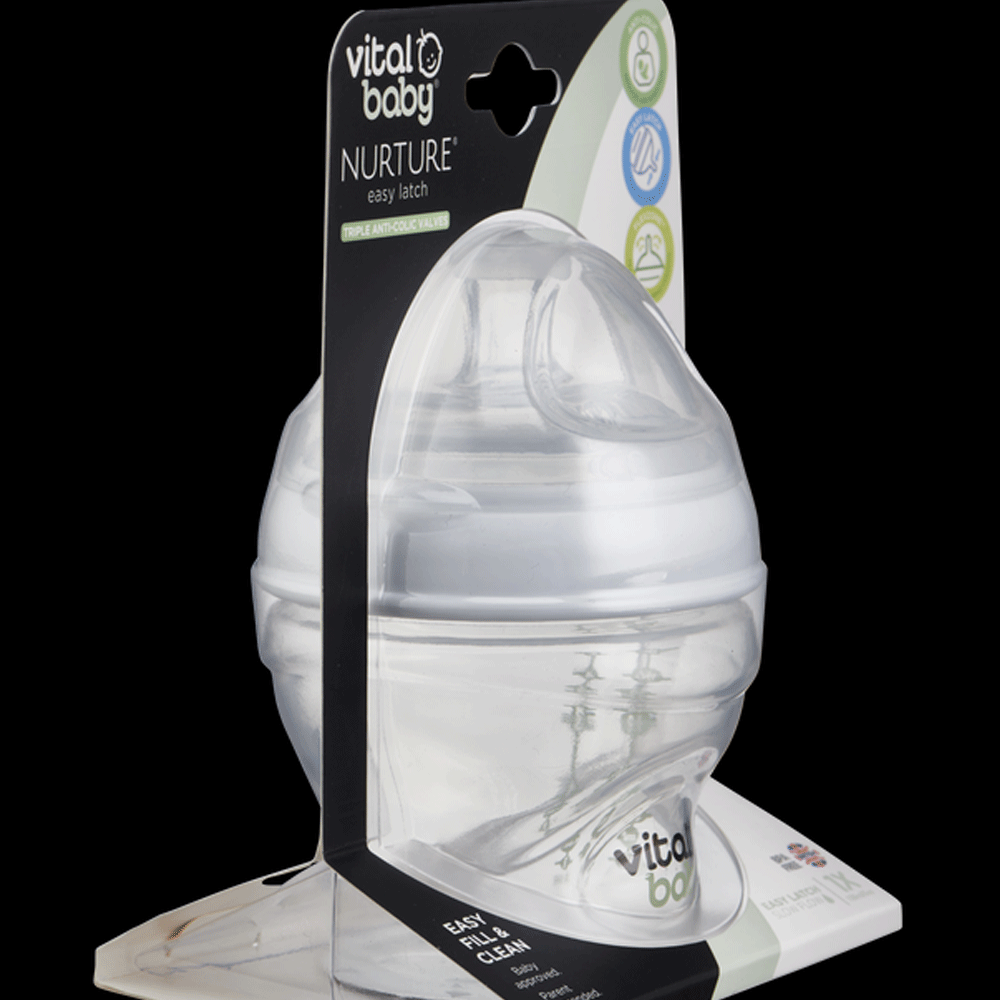 Vital Baby - Nurture Breast Like Feeding Bottles 150Ml|0 Months+