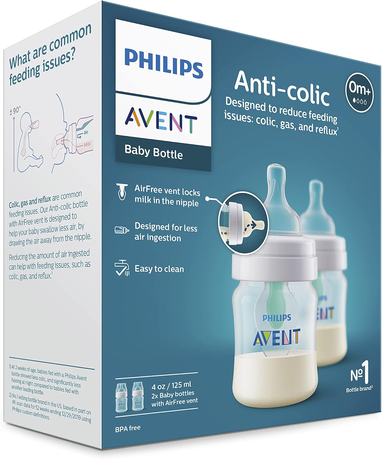 Philips Avent - Scf810/24 Anti-Colic Bottle PP | 125 Ml | Pack Of 2