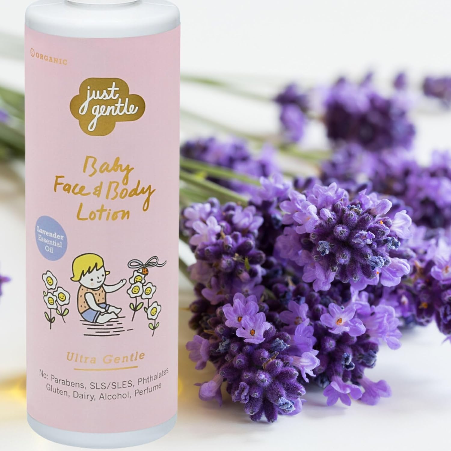 Just Gentle - Baby Face & Body Lotion | Lavender Scent