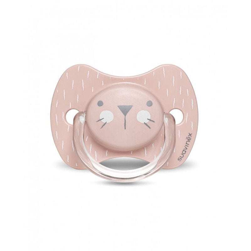 Suavinex - Premium Phy Silicone Soother + Chain | 0 to 6 M