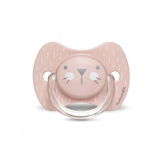 Suavinex - Premium Phy Silicone Soother + Chain | 0 to 6 M