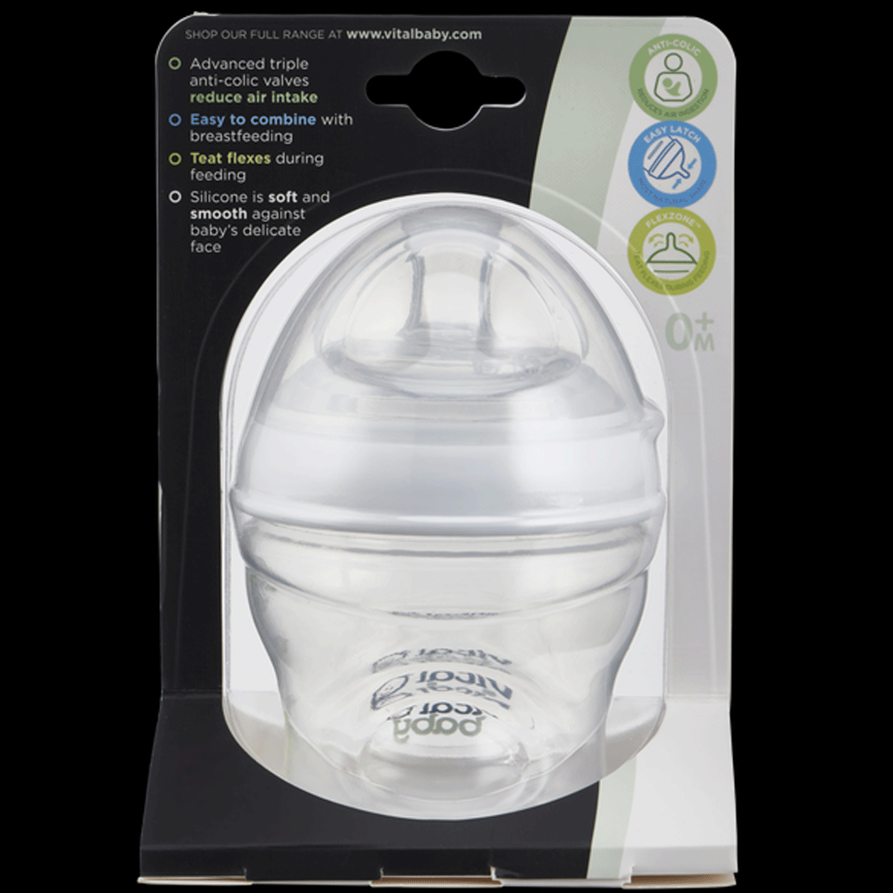 Vital Baby - Nurture Breast Like Feeding Bottles 150Ml|0 Months+