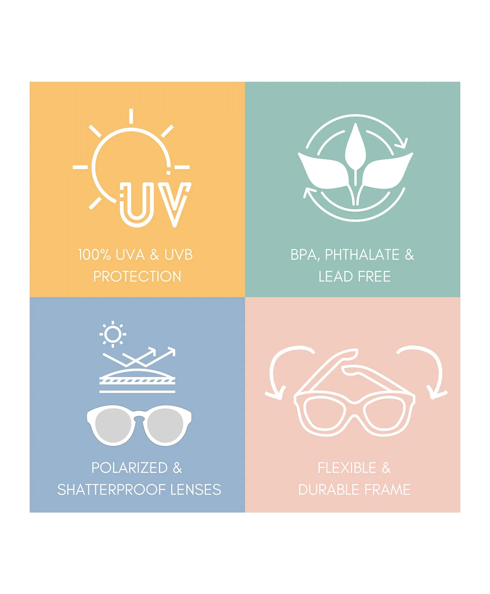 Little Sol+ - Flexible Sunglasses + Case