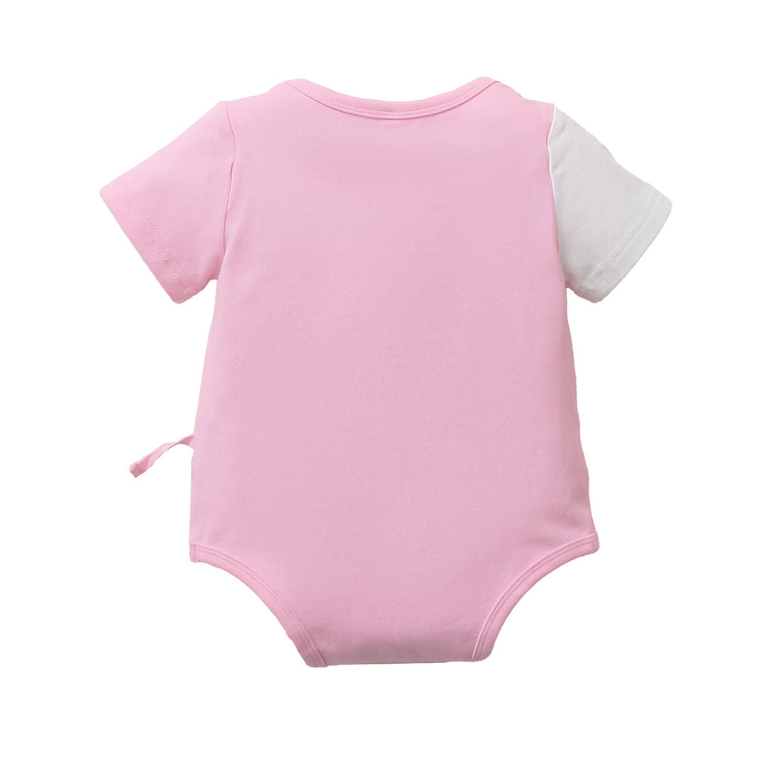 Ministry of Style - Pink Unicorn Short Sleeves Baby Rompers