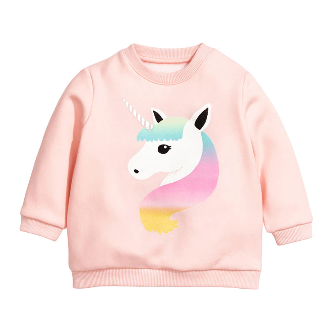 Ministry of Style - Pink Unicorn Full Sleeves Top