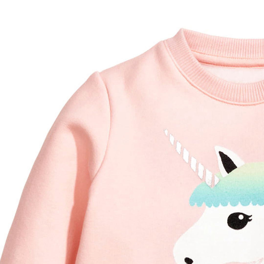 Ministry of Style - Pink Unicorn Full Sleeves Top