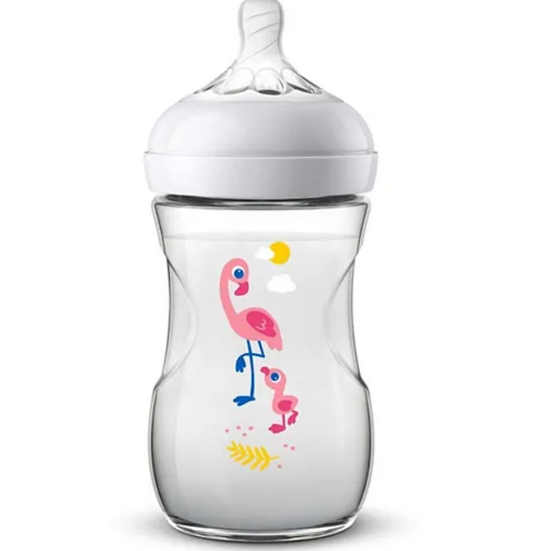 Philips Avent - Natural 2.0 Bottle Flamingo | 260Ml | Pack Of 1