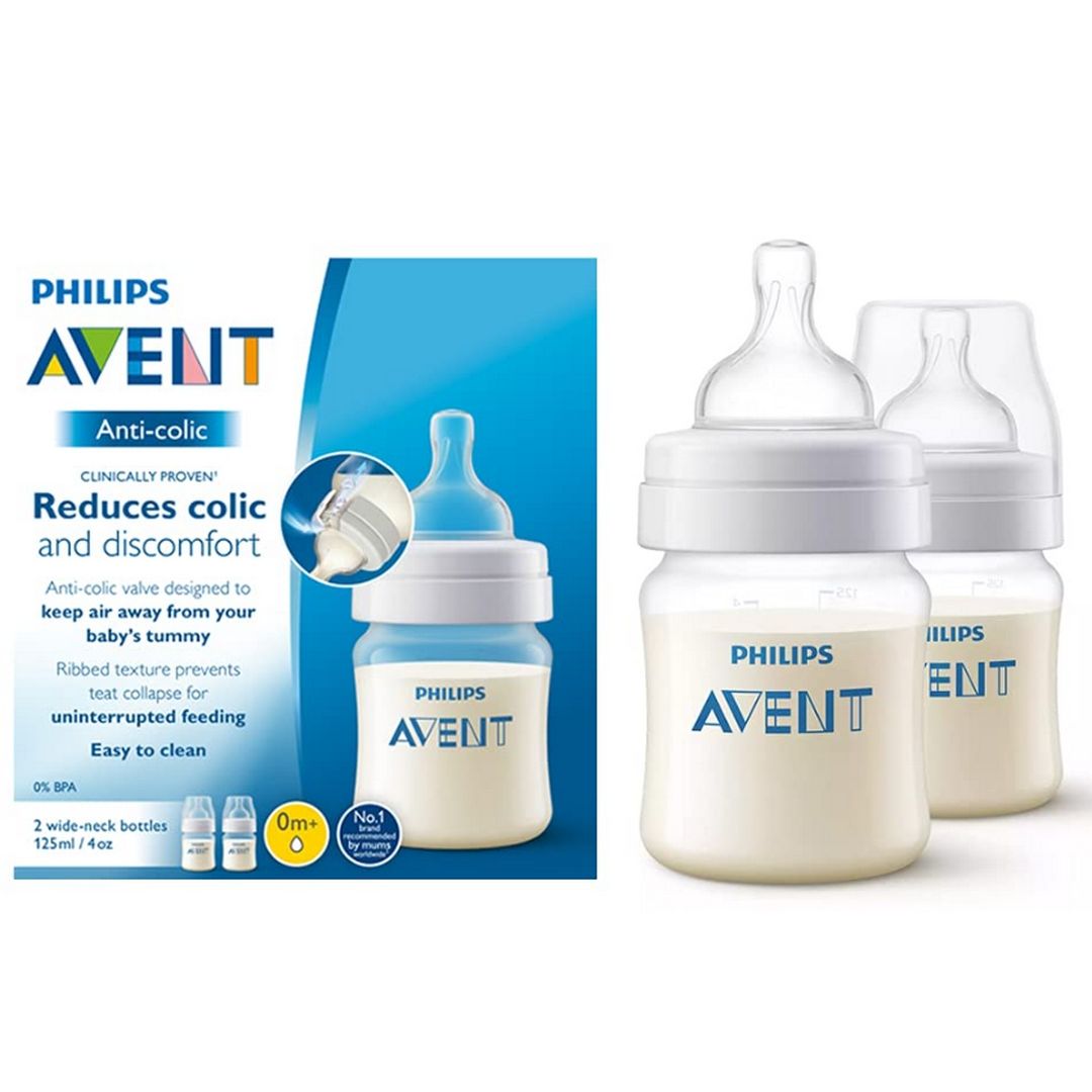 Philips Avent - Anti Colic Bottle | 125 ML | Pack Of 2