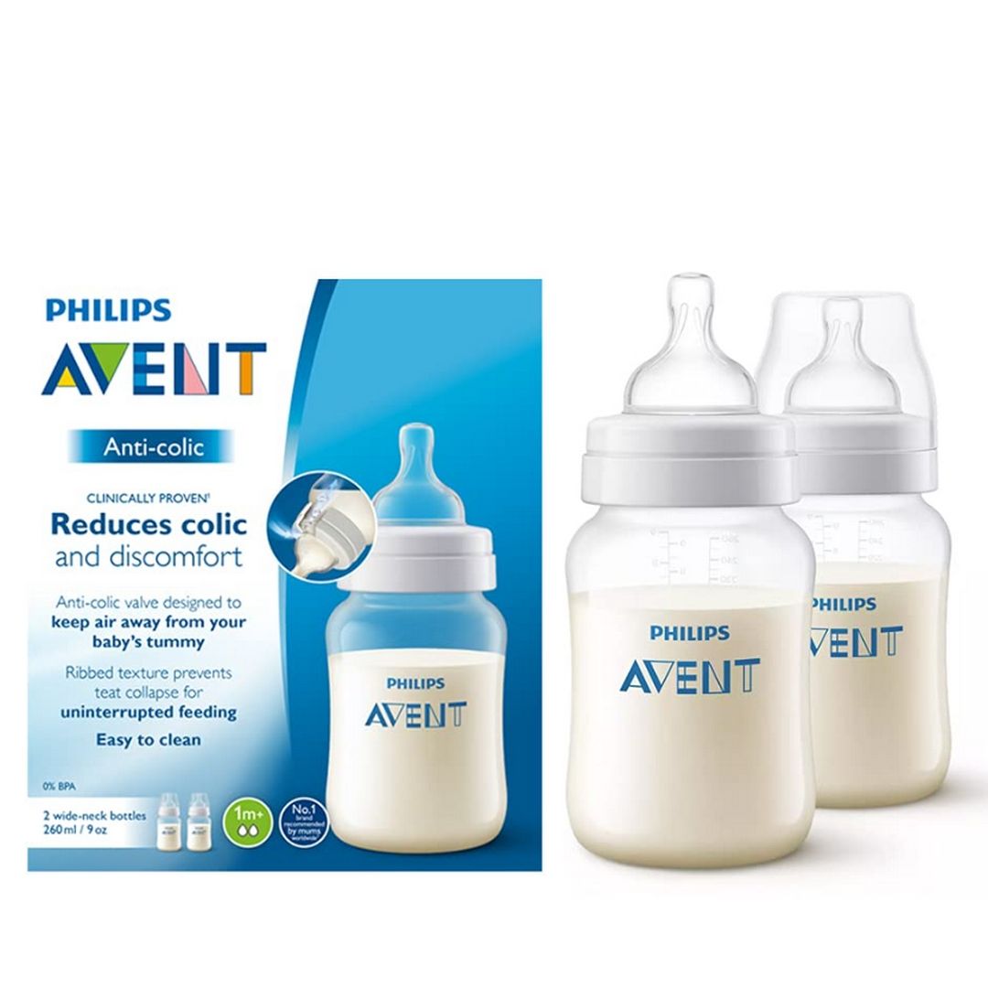 Philips Avent - Anti Colic Bottle | 260 ML | Pack Of 2
