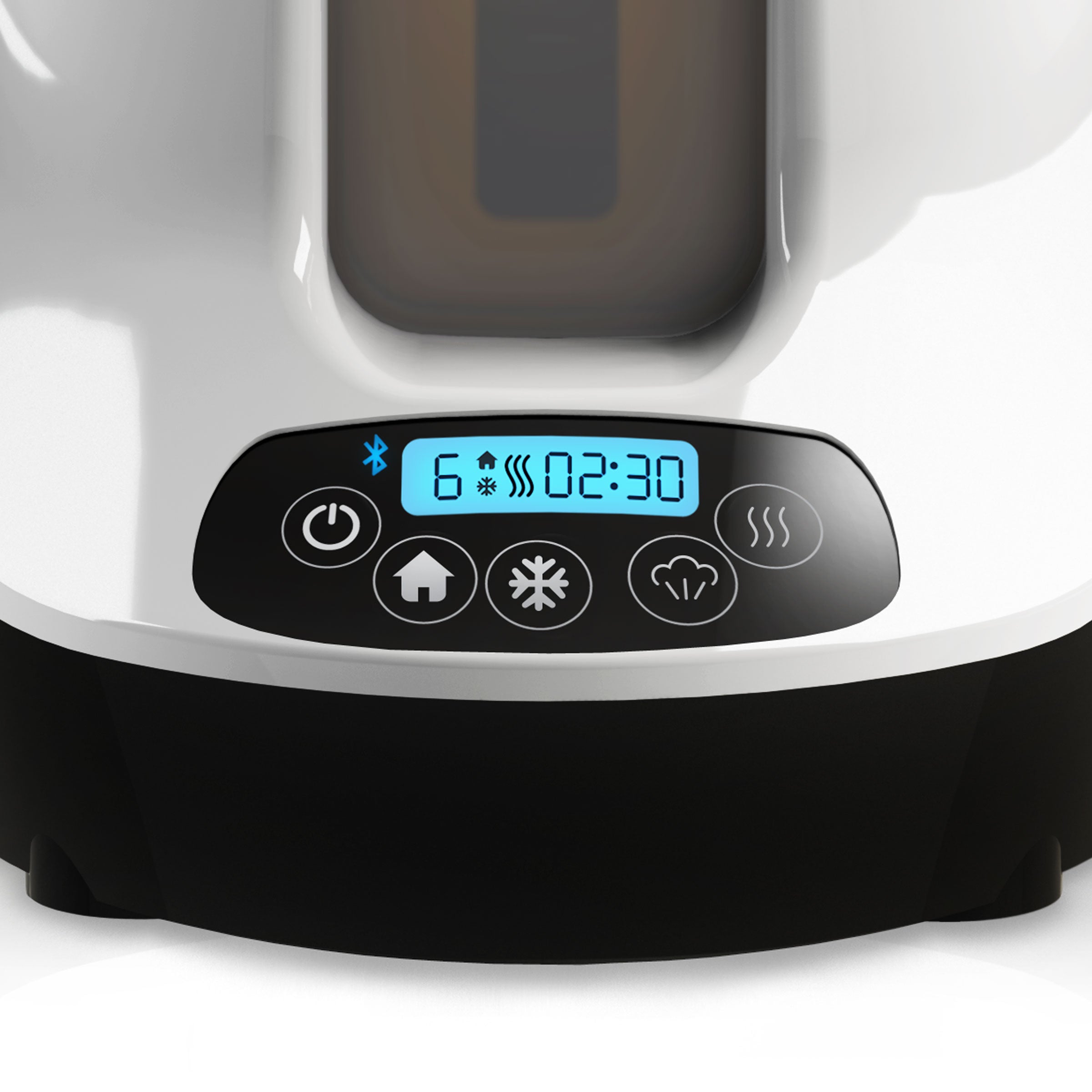 Baby Brezza Safe+Smart Baby Bottle Warmer, Black & White