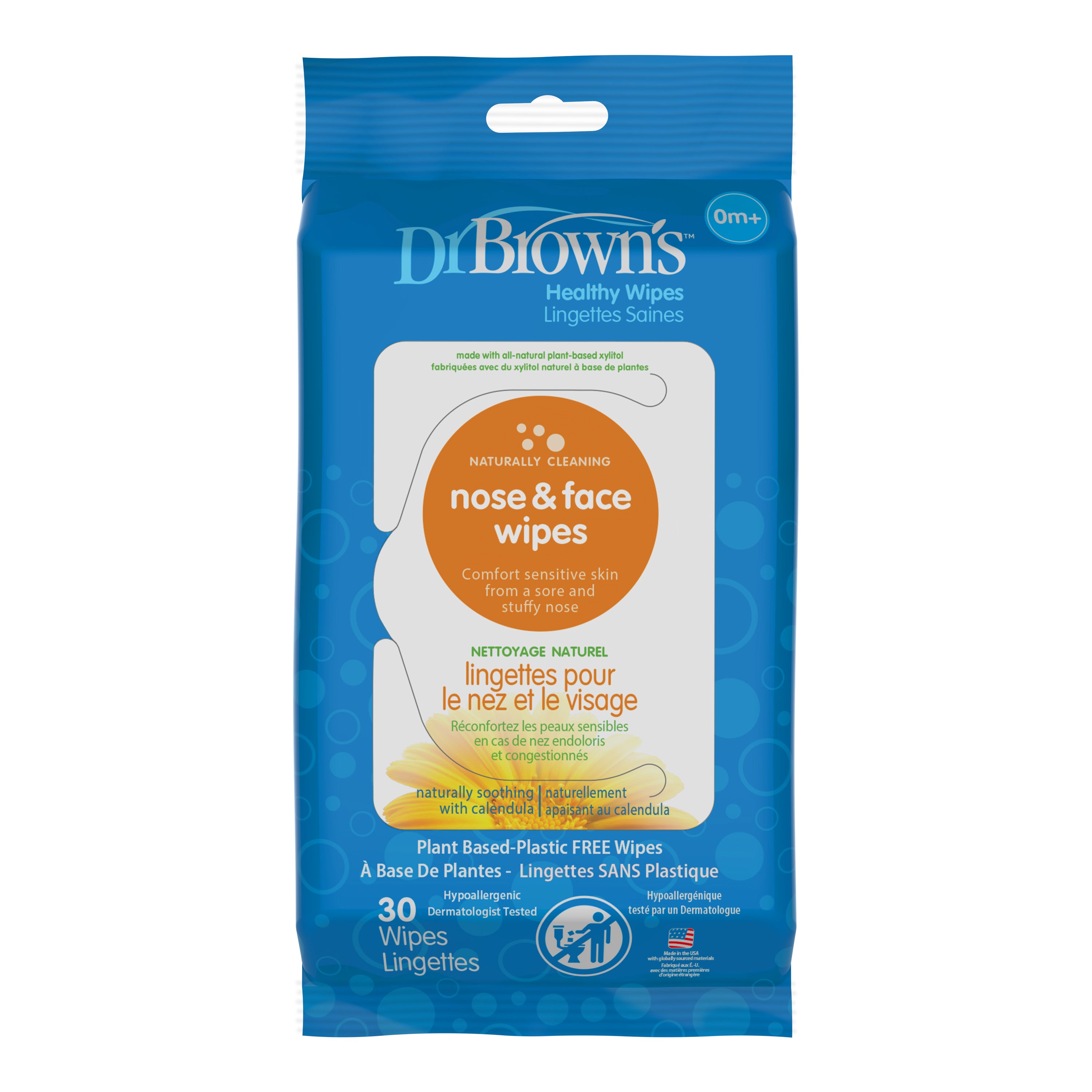 Dr Browns - Nose & Face Wipes