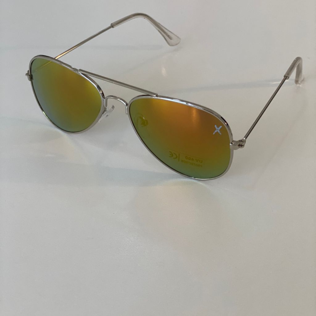 Xpi Kids Sunglasses, Green Yellow Glass