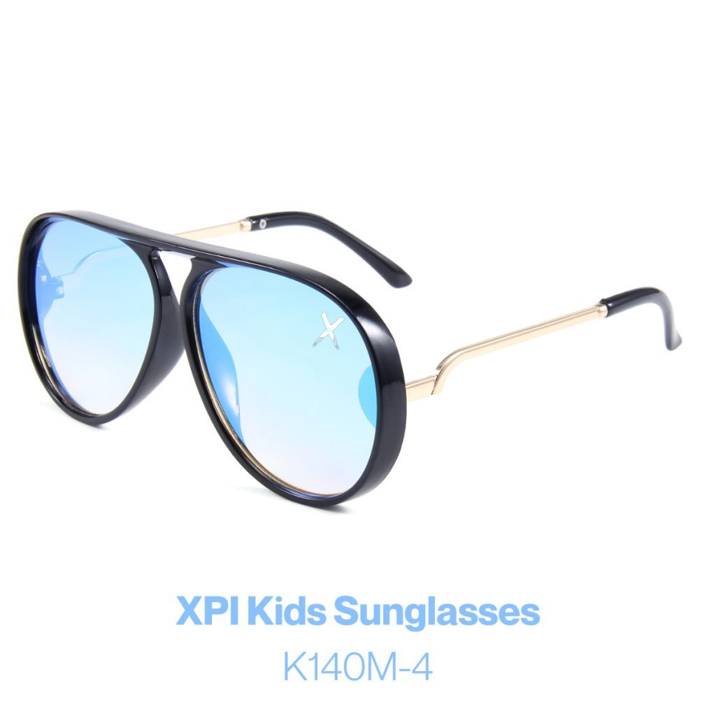Xpi Kids Sunglasses, Blue Glass