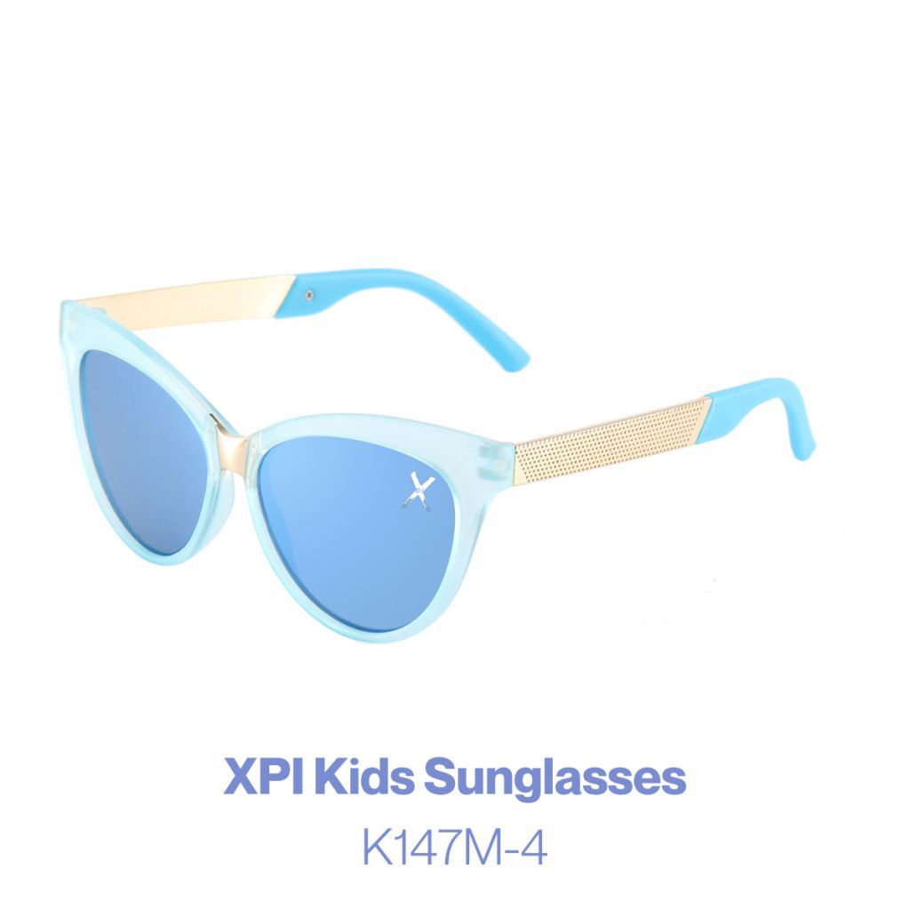 Xpi Kids Sunglasses, Light Blue