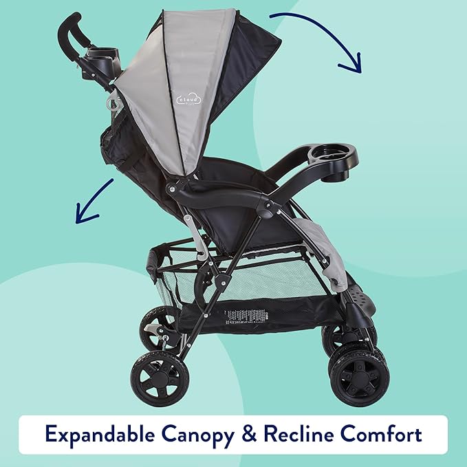 Kolcraft - Cloud Plus Lightweight Stroller | Slate
