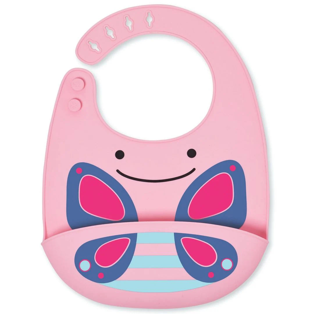 Skip Hop - Zoo Fold & Go Silicone Bib