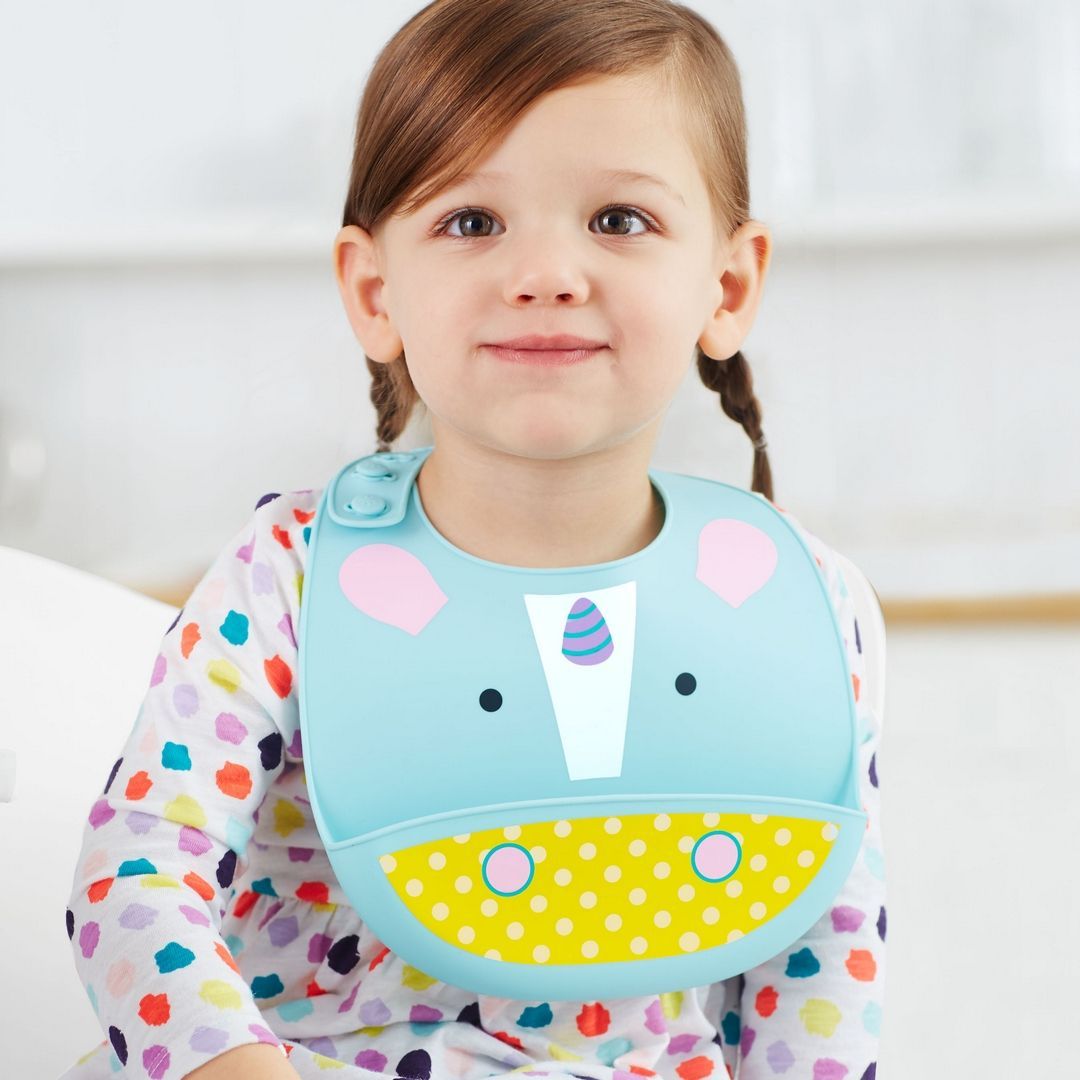 Skip Hop - Zoo Fold & Go Silicone Bib