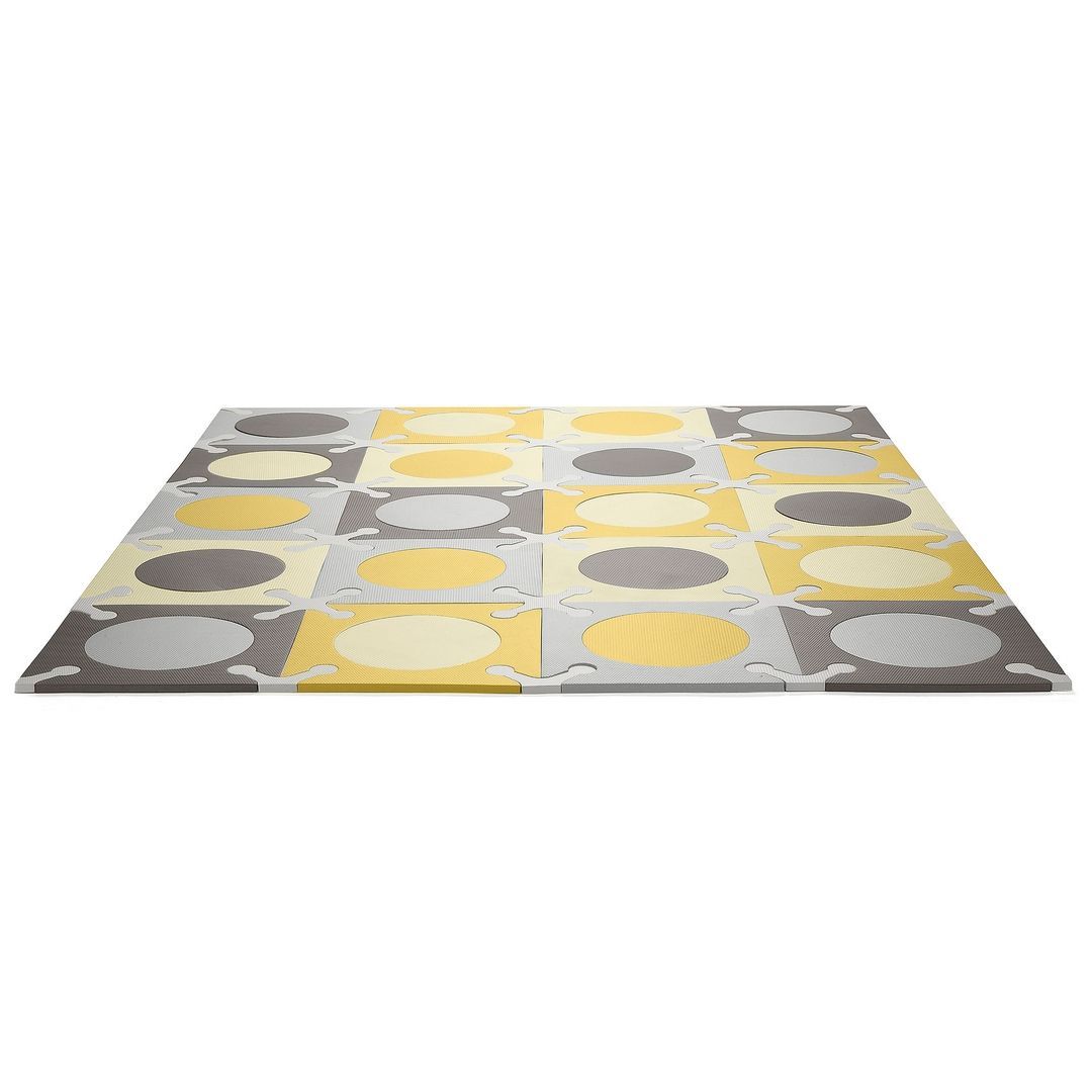 Skip Hop - Playspot Floor Tiles | Gold & Grey