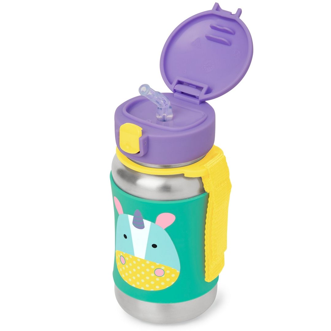 Skip Hop - Zoo Stainless Steel Straw Bottle